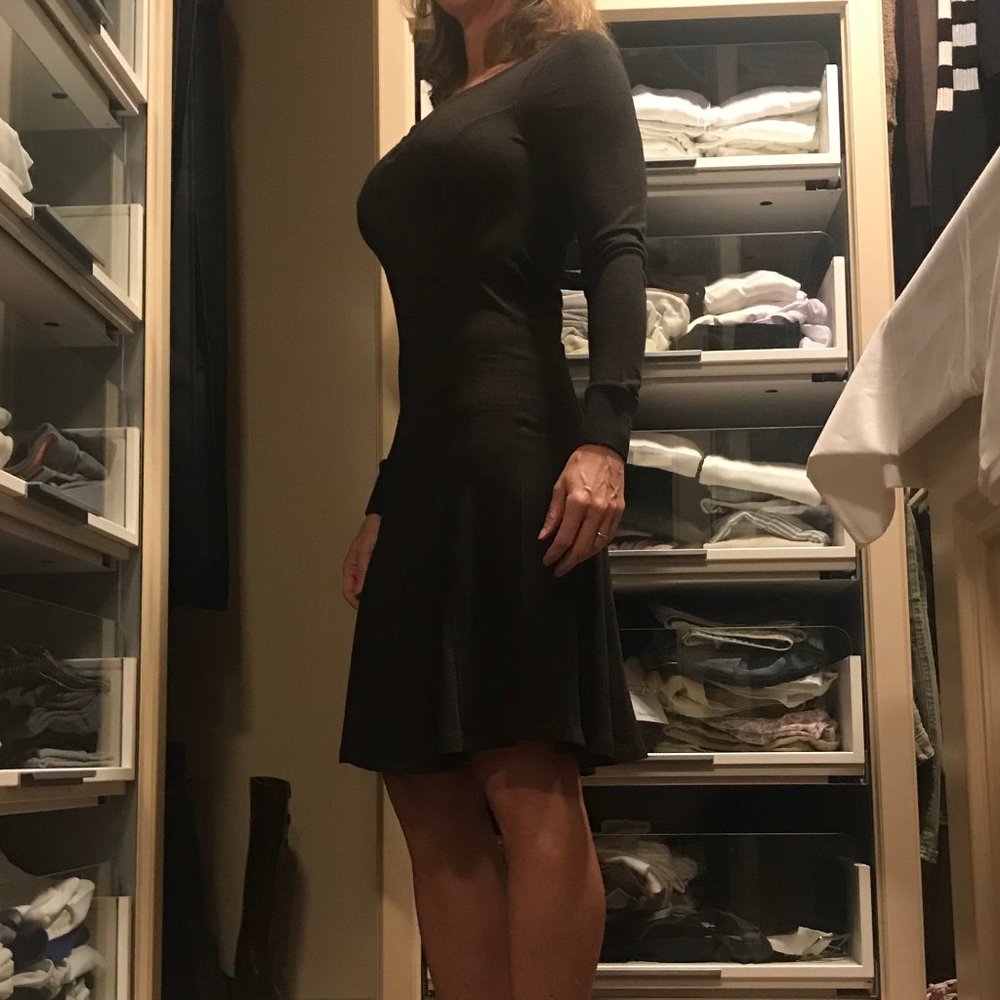 Brown/Green Knit Dress